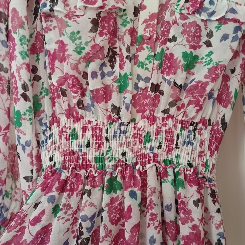 Misa Los Angeles Niamat Peony Floral Mini Dress XS - Picture 15 of 16